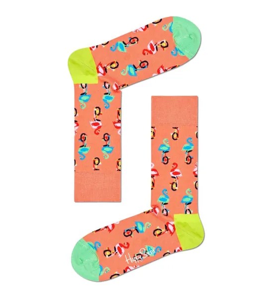 Носки унисекс Happy Socks FLA01 оранжевые 29