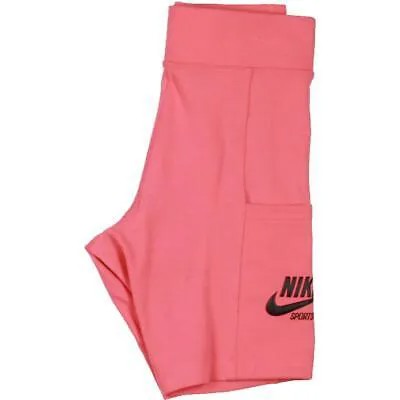 Женские оранжевые шорты для ходьбы Nike Gym Work Out XS BHFO 0972