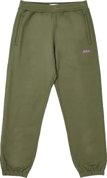 Брюки Palace Baggies Sweat Pant 'Olive', зеленый