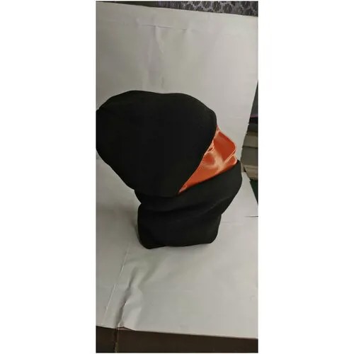 Комплект шапка +снуд для мужчин/шапка и снуд на зиму/вязаная бини со снудом