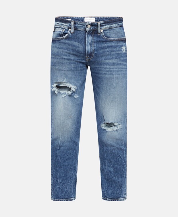 Джинсы узкого кроя Calvin Klein Jeans, темно-синий