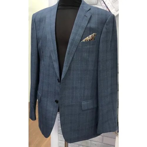 Пиджак Truvor, размер 188-108, серый, бирюзовый