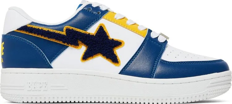 Кроссовки Bapesta Low Patched Navy, синий