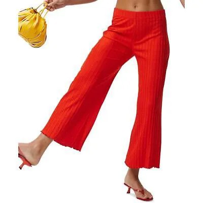 Женские прямые брюки без застежки в рубчик Simon Miller Alder Red S BHFO 7883