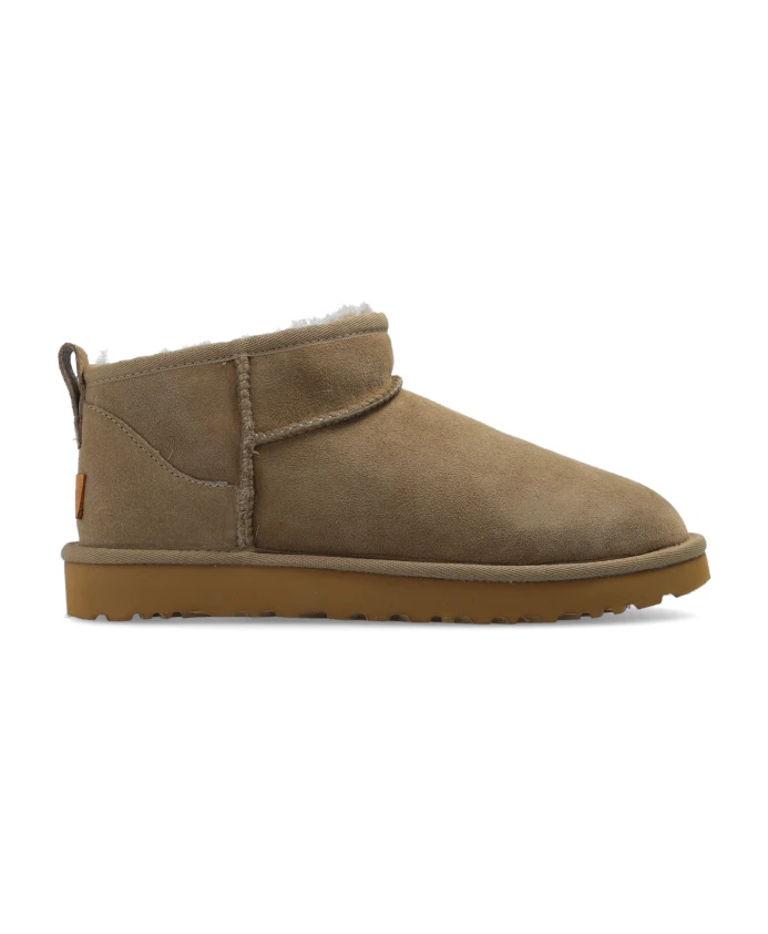Классические ультра мини зимние ботинки. Ugg, бежевый
