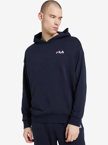 Худи мужская оверсайз FILA, Синий
