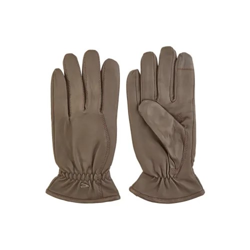 Мужские перчатки s_Leather Gloves s_408250-2G25 хаки 52/L
