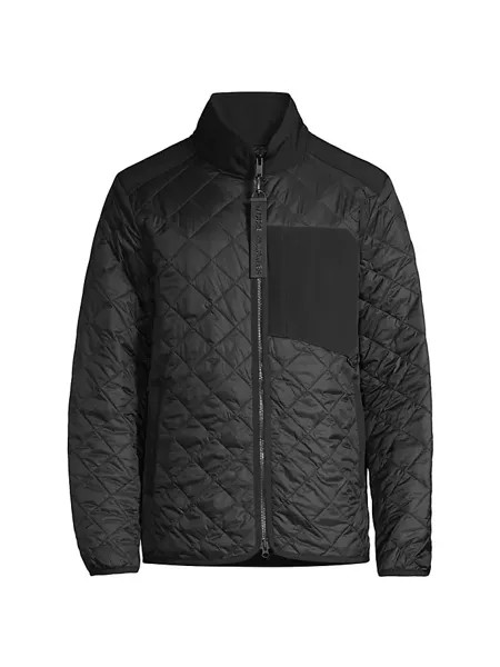 Куртка приталенного кроя Statewood серии Quilt Moose Knuckles, черный