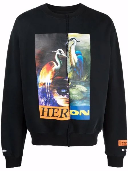 Heron Preston толстовка Split Light Herons