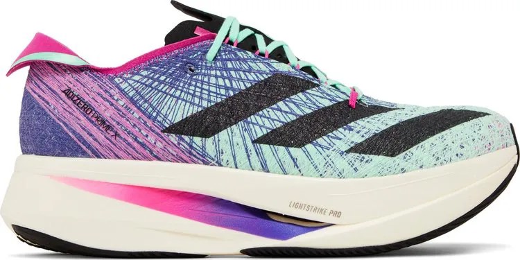 Кроссовки Adizero Prime X Strung 'Pulse Mint', бирюзовый
