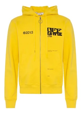 Олимпийка Off-White OMBE001S21FLE0031910 l желтый+черный