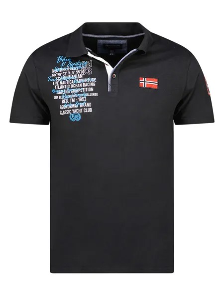Футболка поло Geographical Norway, черный