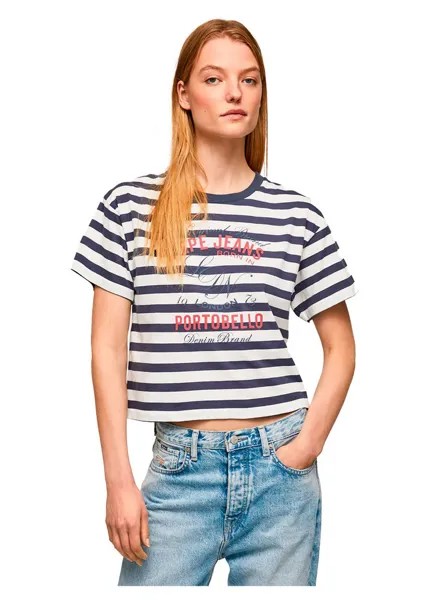 Футболка Pepe Jeans Navy, разноцветный
