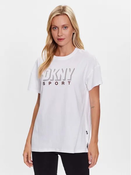 Футболка классического кроя Dkny Sport, белый