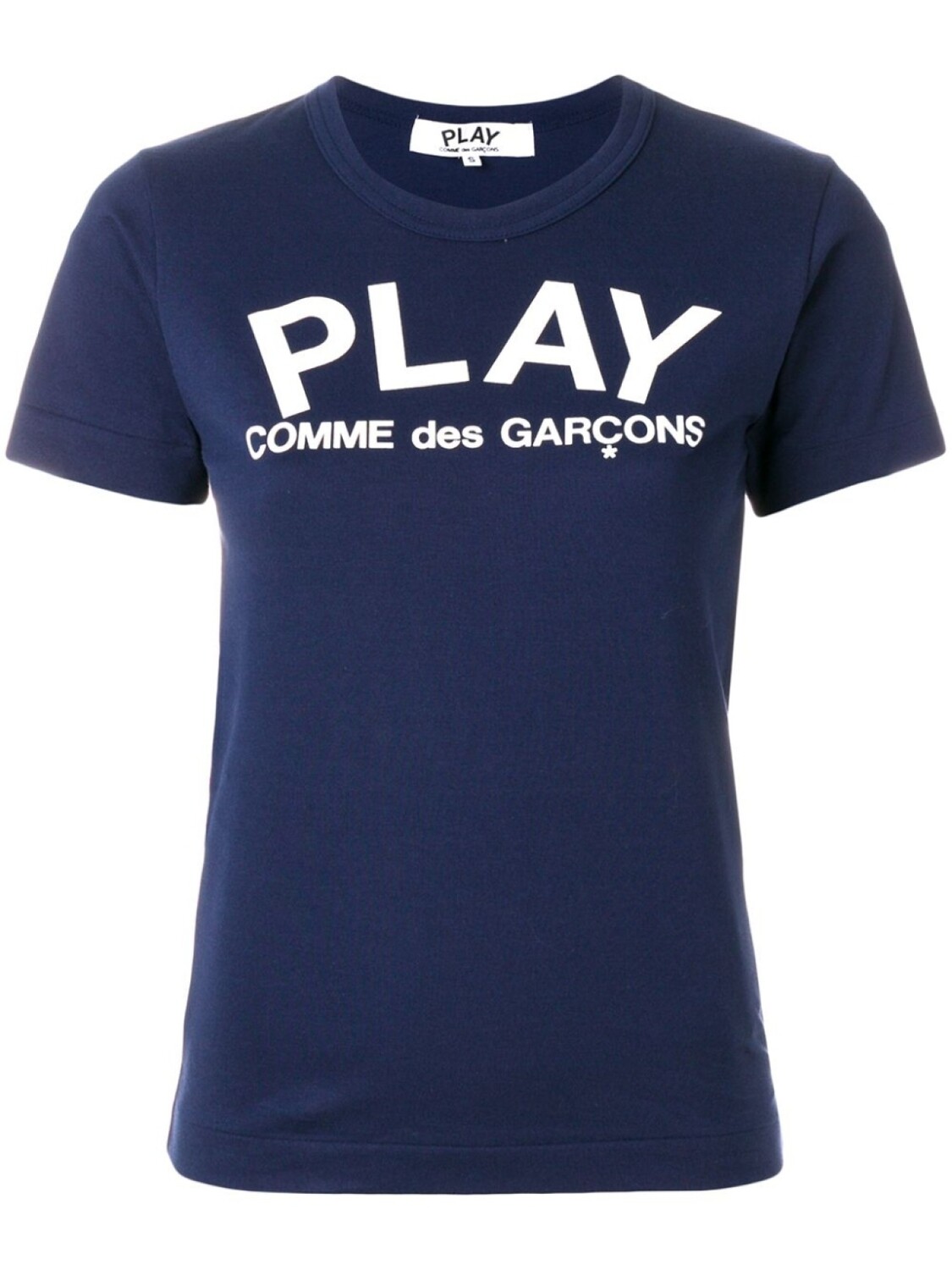 Comme Des Garçons Play футболка кроя слим с логотипом, синий