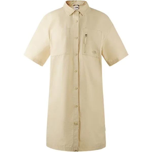 Платье CAMP UTILITY с короткими рукавами, женское, песочного цвета The North Face
