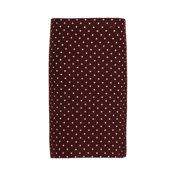 Юбка Miu Miu Polka Dot Skirt, красный