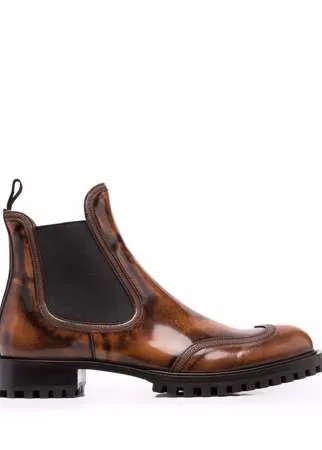 Versace ботинки челси с отделкой Greca