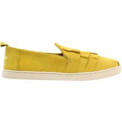 Женские желтые кроссовки без шнуровки TOMS Alpargata Cupsole Повседневная обувь 10012204