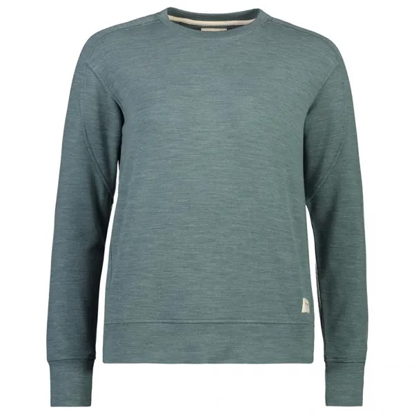 Свитер из мериноса Mons Royale Women's Covert Lite Crew, цвет Burnt Sage