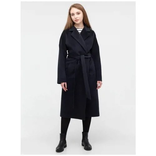 Пальто-халат  Wolfstore демисезонное, оверсайз, удлиненное, размер XS, серый