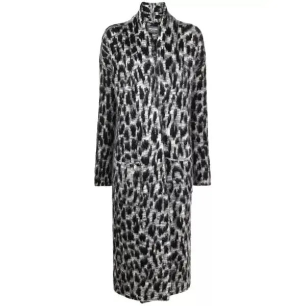 Кардиган leopard-print cardigan coat Zadig & Voltaire, серый