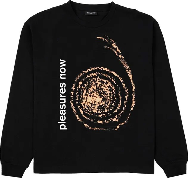 Лонгслив Pleasures Corkscrew Long-Sleeve 'Black', черный
