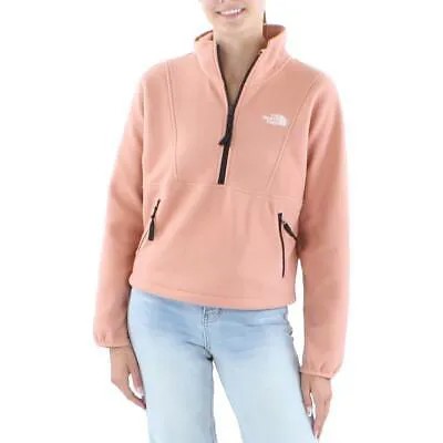 The North Face Womens Attitude Pink 1/4 Zip Fleece Jacket Coat S BHFO 0847