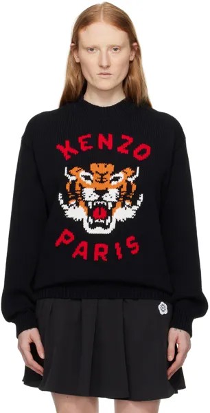 Черный свитер Paris Lucky Tiger Kenzo, цвет Black