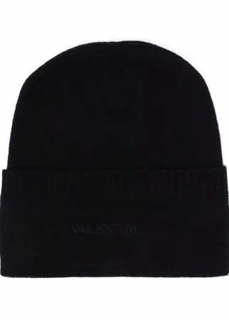 Valentino шапка бини с вышитым логотипом
