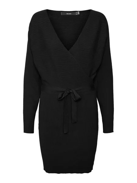 Вязанное платье Vero Moda, черный