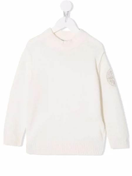 Stone Island Junior джемпер с вышитым логотипом