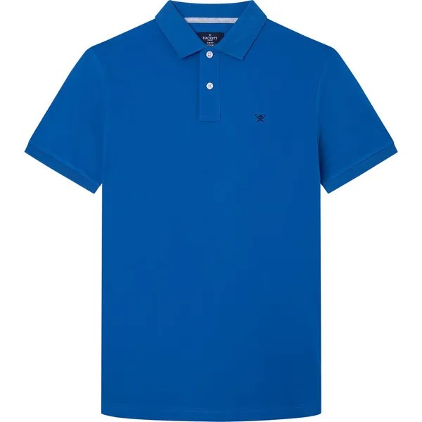 Поло с коротким рукавом Hackett Slim Fit Logo, синий
