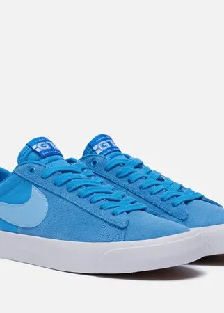 Кроссовки Nike SB Zoom Blazer Low Pro GT El Camino, цвет голубой, размер 37.5 EU