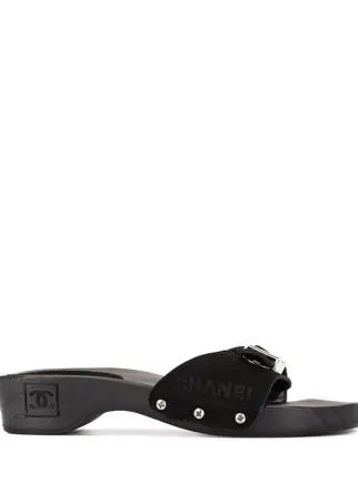 Chanel Pre-Owned сандалии с открытым носком