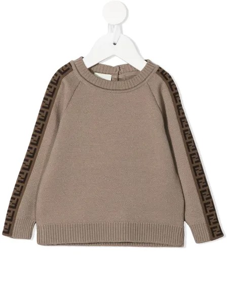 Fendi Kids джемпер с логотипом