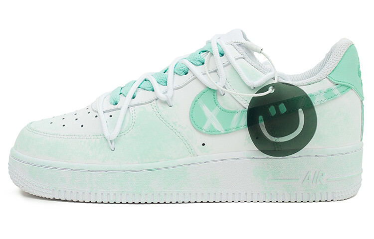 Кроссовки Nike Air Force 1 Skateboarding Shoes Women's Low-top Green/White, зеленый