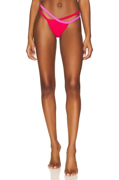 Плавки Lovers and Friends Little By Little, цвет Hot Pink & Red