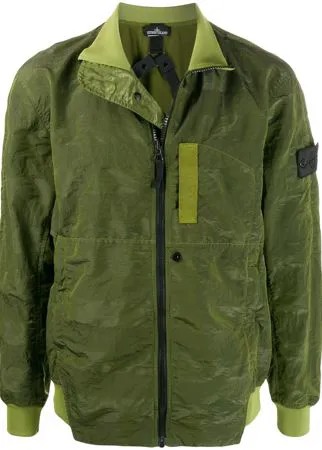Stone Island Shadow Project бомбер с нашивкой-логотипом