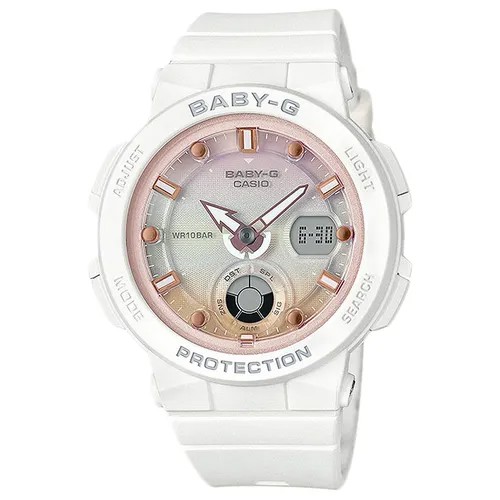 Наручные часы CASIO Baby-G, розовый, белый