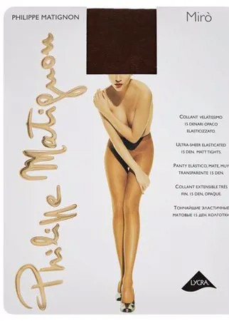 Колготки Philippe Matignon Miro, 15 den, размер 5-MAXI-XL, cappuccio (коричневый)