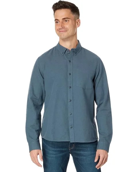 Рубашка L.L.Bean Signature Donegal Woven Long Sleeve, цвет Vintage Indigo