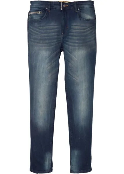 Прямые узкие джинсы стрейч John Baner Jeanswear, синий