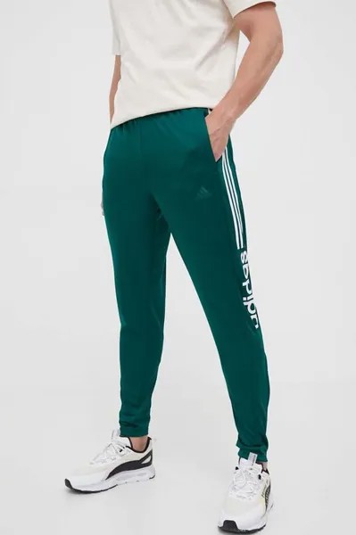 Джоггеры adidas, зеленый