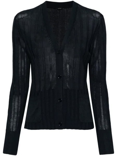 JOSEPH кардиган Crisp Rayon в рубчик, синий