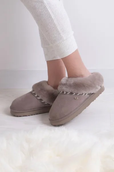 Женские тапочки Фиби Just Sheepskin, бежевый