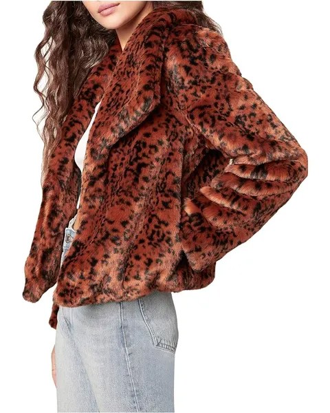 Куртка Steve Madden Leopard Queen Jacket, ржавый