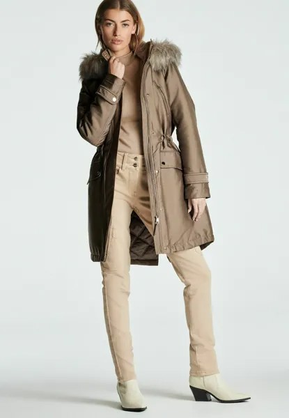 Зимнее пальто Longline Shower Resistant Padded Next, цвет fawn brown