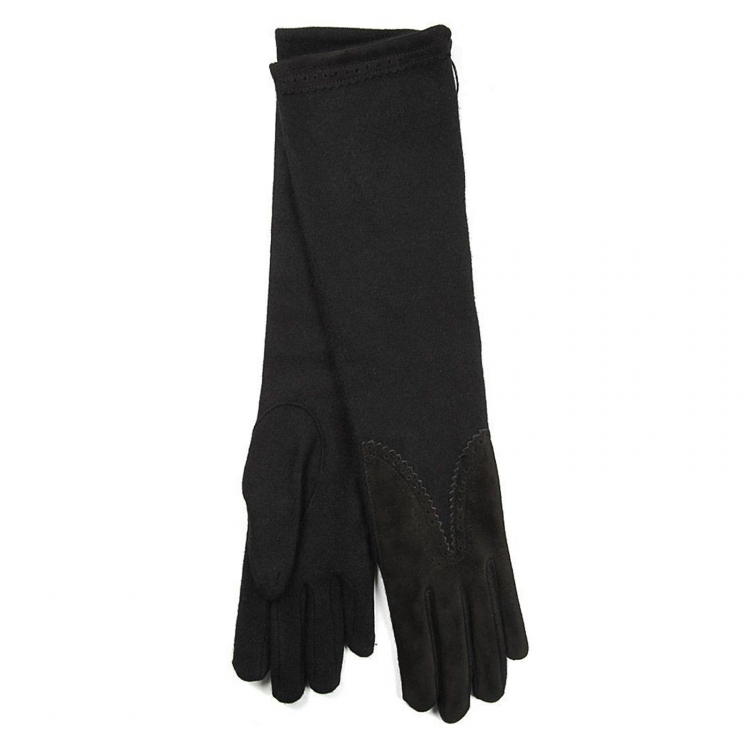 Перчатки женские Agnelle 13/234/C20/ND черные, р.7,5