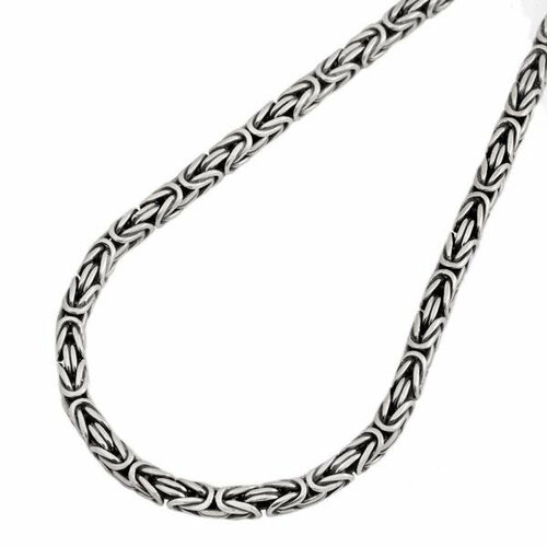 Цепь MG, серебро, 925 проба, чернение, длина 60 см, средний вес 101.6 г